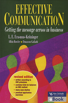 EFFECTIVE COMMUNICATION GETTING THE MESSAGE ACROSS IN BUSINESS