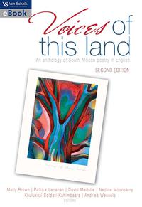 VOICES OF THIS LAND AN ANTHOLOGY OF SA POETRY IN ENGLISH