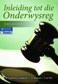 INLEIDING TOT DIE ONDERWYSREG