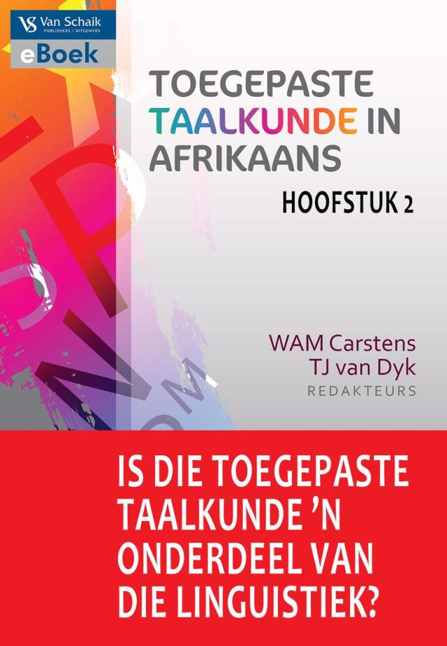 Is Die Toegepaste Taalkunde N Onderdeel Van Die Linguistiek? (Hoofstuk 2 Toegepaste Taalkunde in Af