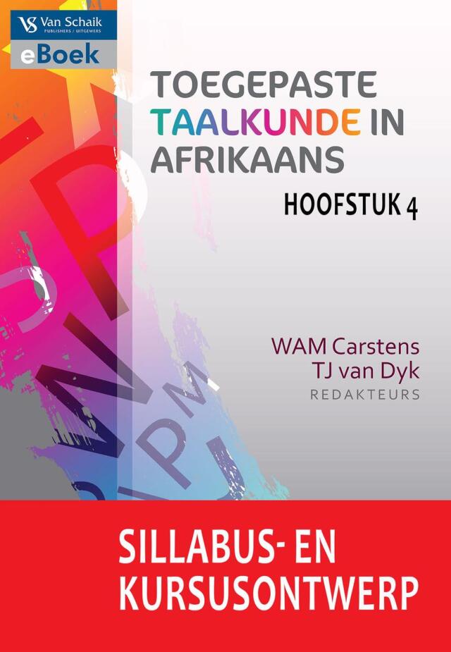 Sillabus En Kursusontwerp (Hoofstuk 4 Toegepaste Taalkunde in Afrikaans)