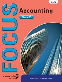 FOCUS ACCOUNTING GR 11 (LEARNERS BOOK) (CAPS)