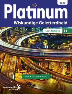 PLATINUM WISKUNDIGE GELETTERDHEID GR 11 (LEERDERBOEK)