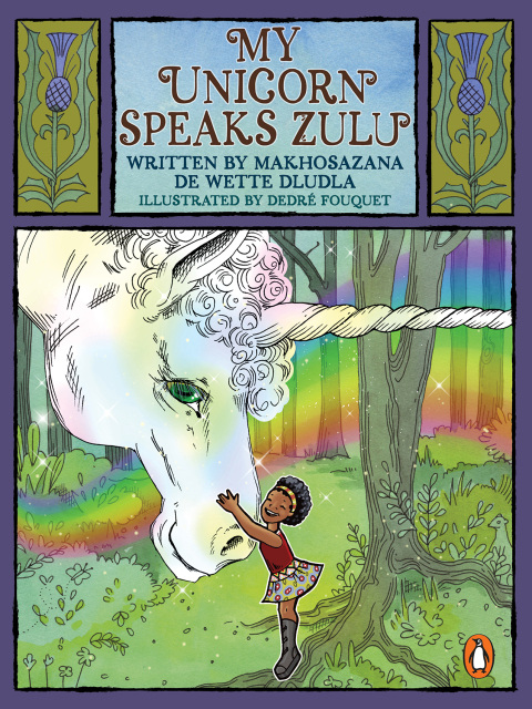 Cover image for book My unicorn speaks Zulu