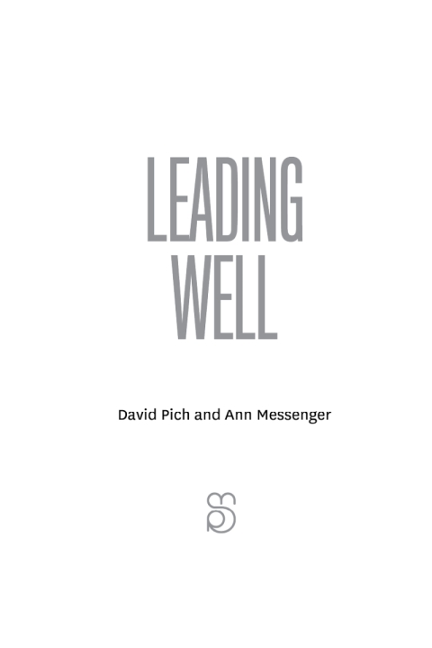 Cover image for book Leading Well