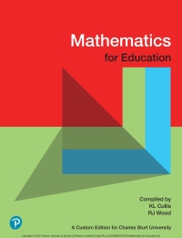 Mathematics for Education (Custom Edition) 1st edition | 9780655703976 ...