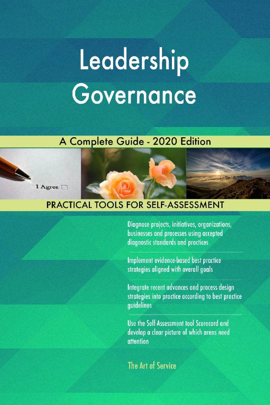 Leadership Governance A Complete Guide - 2020 Edition (eBook) Leadership Governance A Complete Guide - 2020 Edition (eBook)