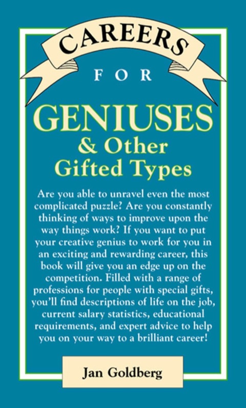 Cover image for book Careers for Geniuses & Other Gifted Types