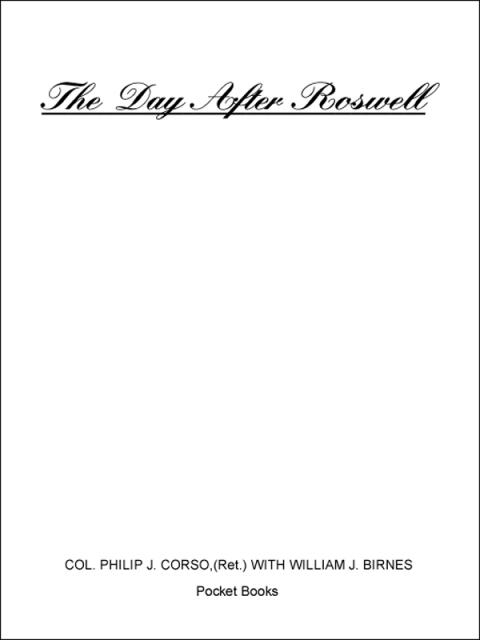 Cover image for book The Day After Roswell