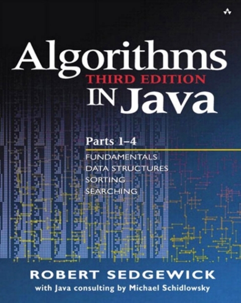 Cover image for book Algorithms in Java, Parts 1-4, Portable Documents