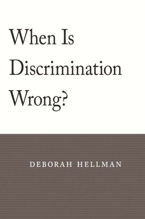 Cover image for book When Is Discrimination Wrong?