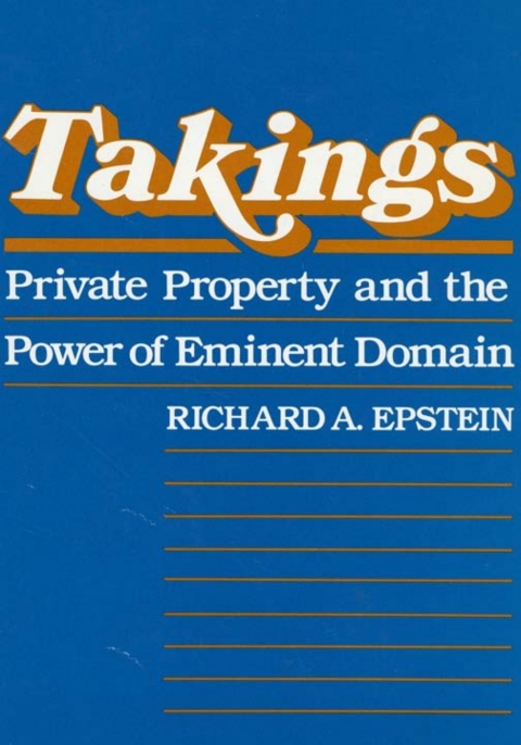 Cover image for book Takings