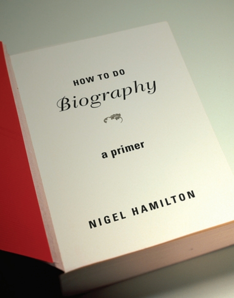 Cover image for book How To Do Biography