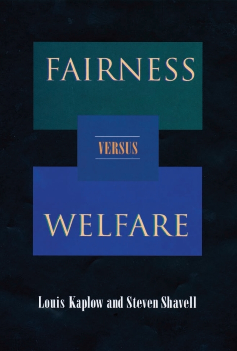 Cover image for book Fairness versus Welfare