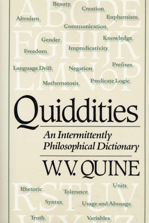 Cover image for book Quiddities
