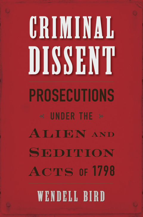Cover image for book Criminal Dissent