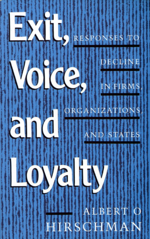 Cover image for book Exit, Voice, and Loyalty
