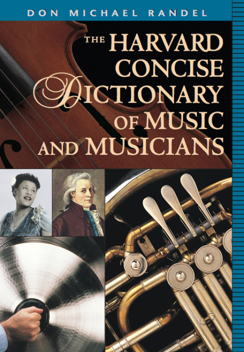 Cover image for book The Harvard Concise Dictionary of Music and Musicians