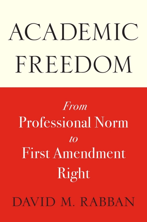 Cover image for book Academic Freedom