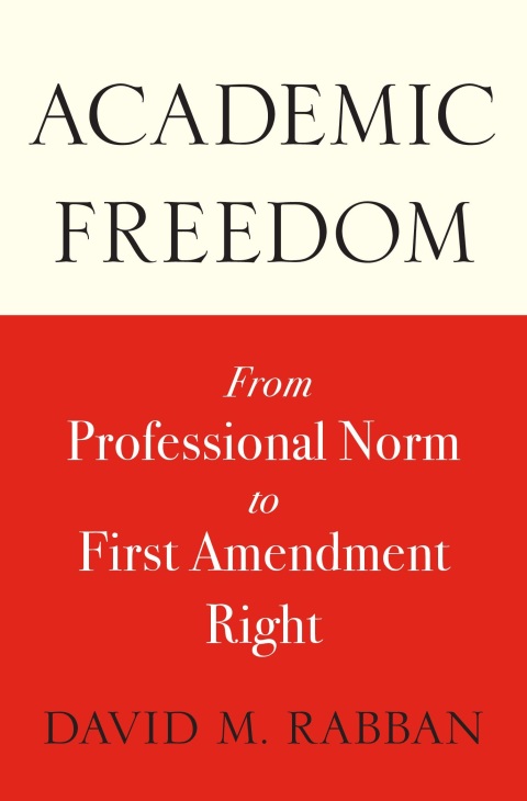 Cover image for book Academic Freedom