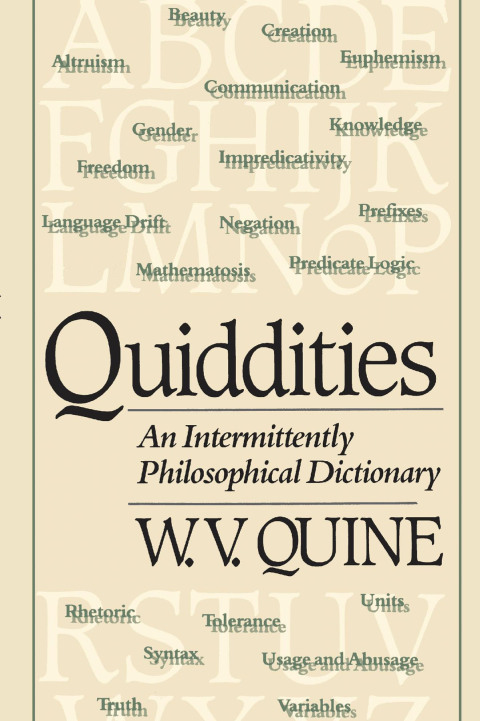 Cover image for book Quiddities