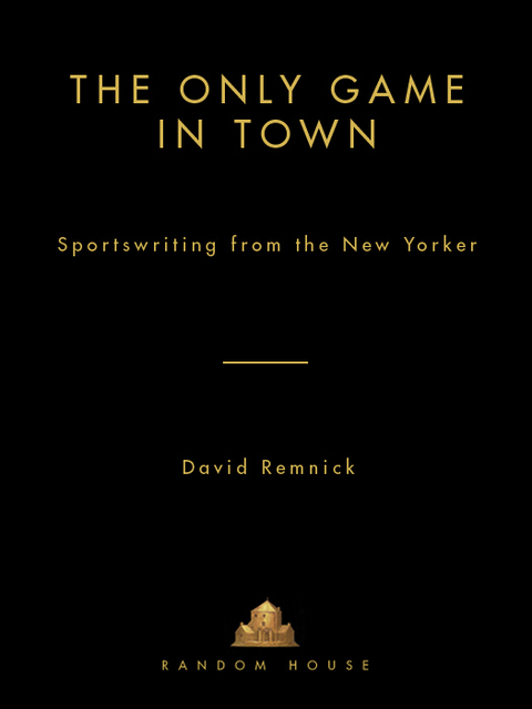 Cover image for book The Only Game in Town
