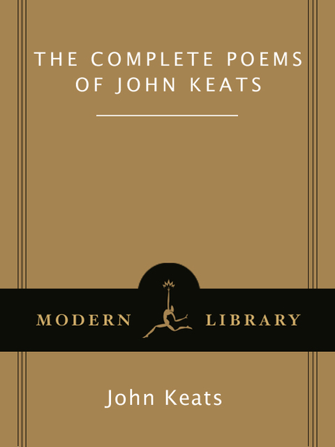 Cover image for book The Complete Poems of John Keats