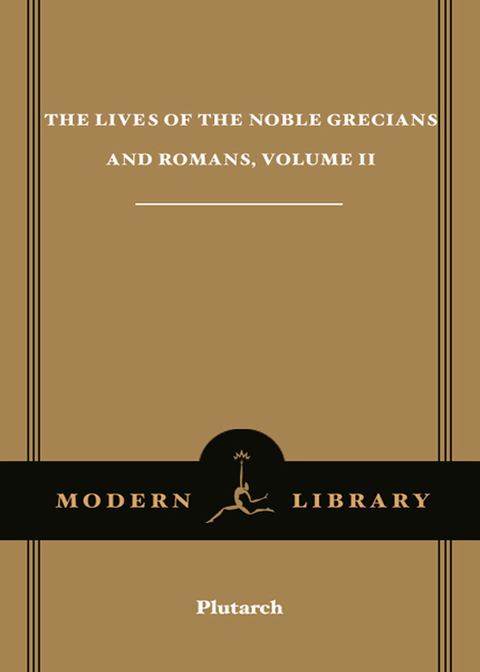 Cover image for book The Lives of the Noble Grecians and Romans, Volume II