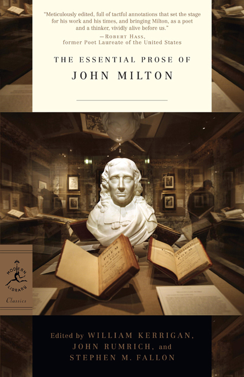 Cover image for book The Essential Prose of John Milton