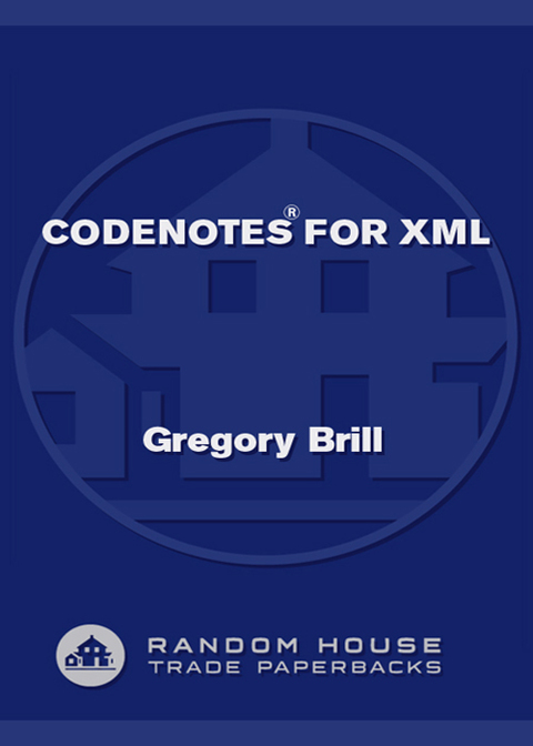 Cover image for book CodeNotes for XML