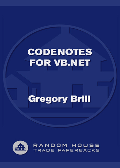 Cover image for book CodeNotes for VB.NET