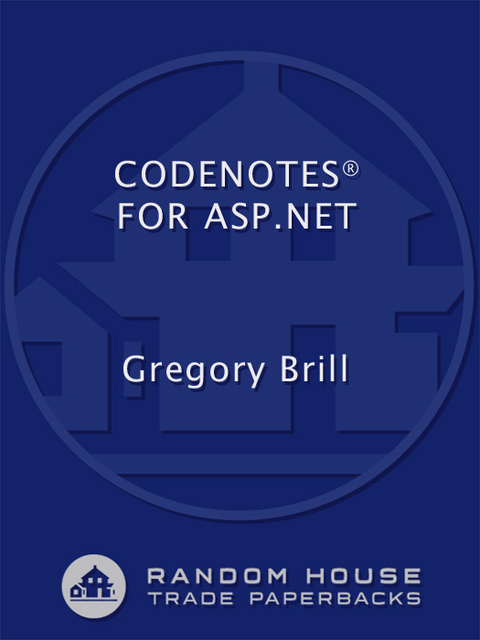 Cover image for book CodeNotes for ASP.NET