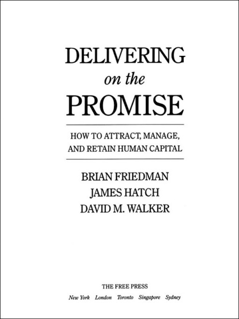 Cover image for book Delivering On The Promise