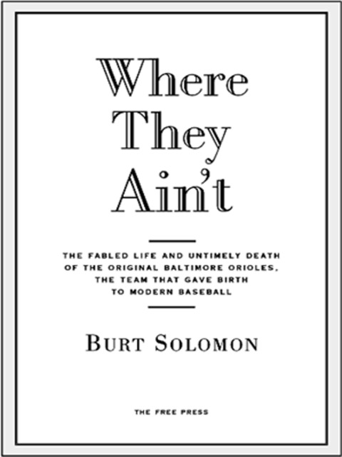 Cover image for book Where They Ain't