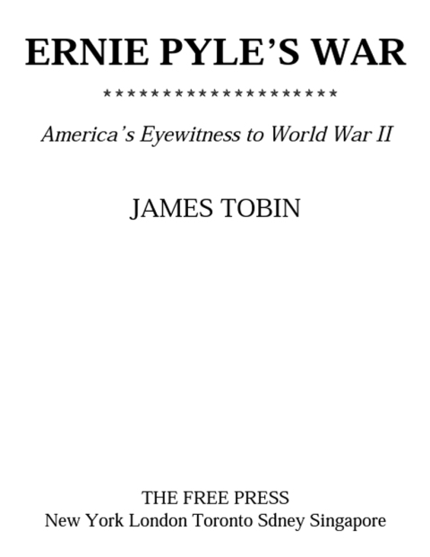 Cover image for book Ernie Pyles War