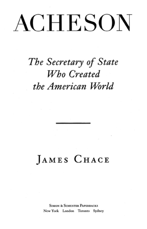 Cover image for book Acheson