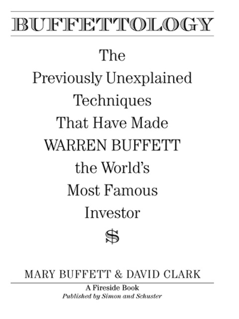 Cover image for book Buffettology