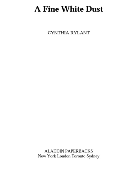 Cover image for book A Fine White Dust