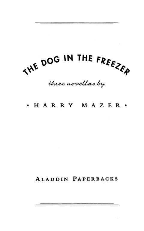 Cover image for book The Dog in the Freezer