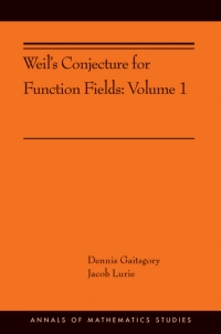 Titelbild: Weil's Conjecture for Function Fields 9780691182148