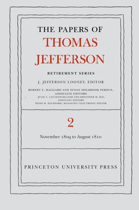 Cover image for book The Papers of Thomas Jefferson, Retirement Series, Volume 2