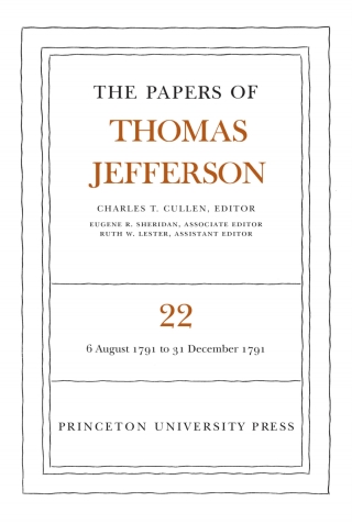 The Papers of Thomas Jefferson, Volume 22