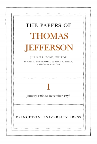 The Papers of Thomas Jefferson, Volume 1