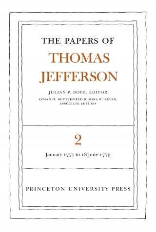 The Papers of Thomas Jefferson, Volume 2