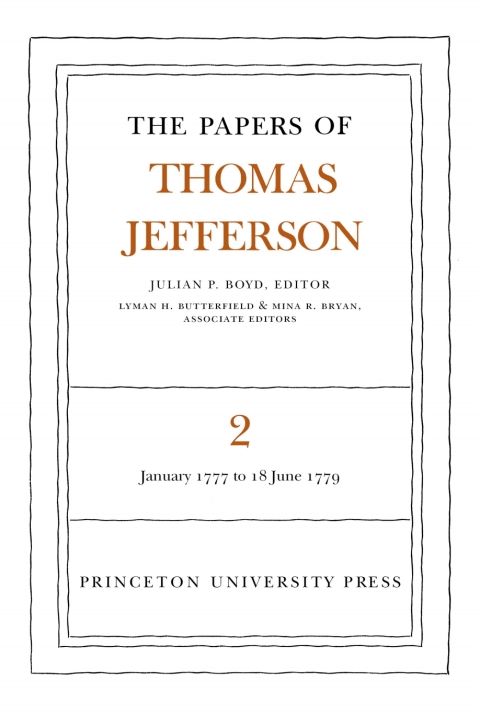 Cover image for book The Papers of Thomas Jefferson, Volume 2