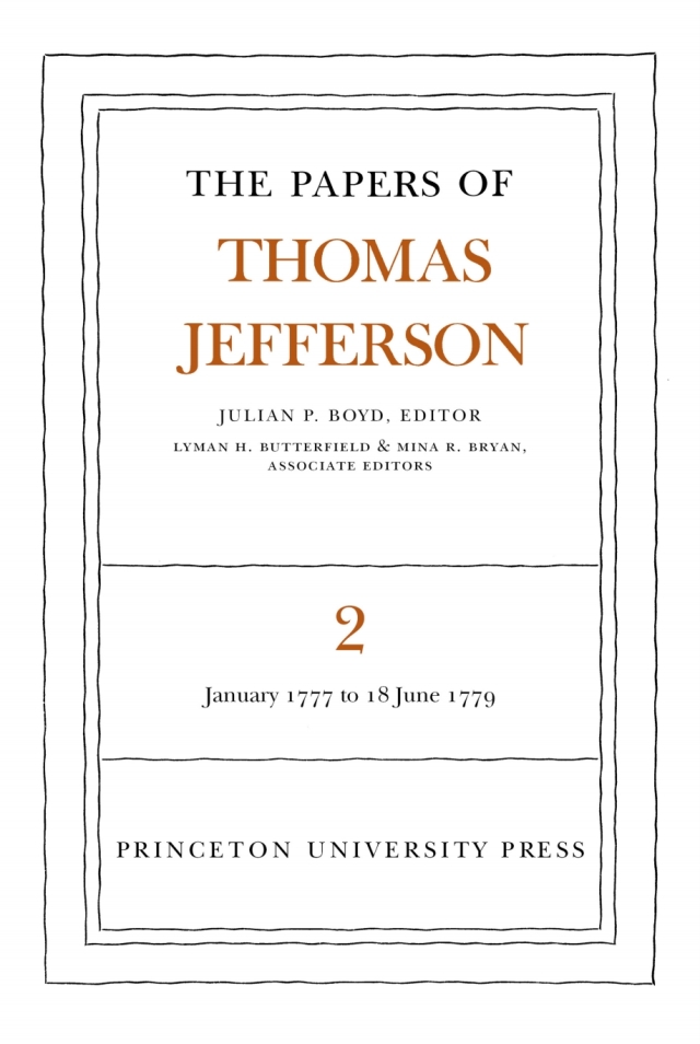 The Papers of Thomas Jefferson, Volume 2