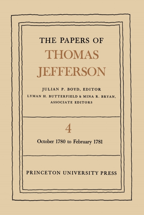 Cover image for book The Papers of Thomas Jefferson, Volume 4