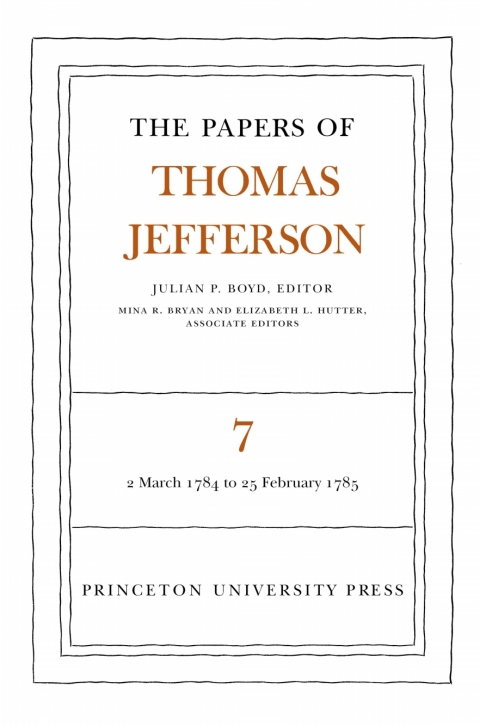 Cover image for book The Papers of Thomas Jefferson, Volume 7