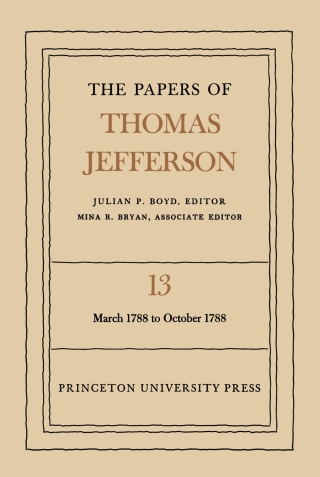 The Papers of Thomas Jefferson, Volume 13