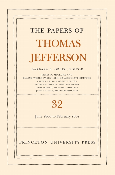 Cover image for book The Papers of Thomas Jefferson, Volume 32